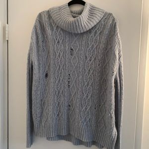 Free people baby blue sweater
